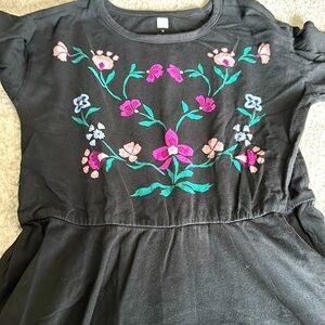 Adorable Girls Tea Collection long sleeved dress size 7